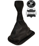 BLACK STITCH MANUAL REAL LEATHER GEAR GAITER FITS PORSCHE 911 964 993 1989-1997