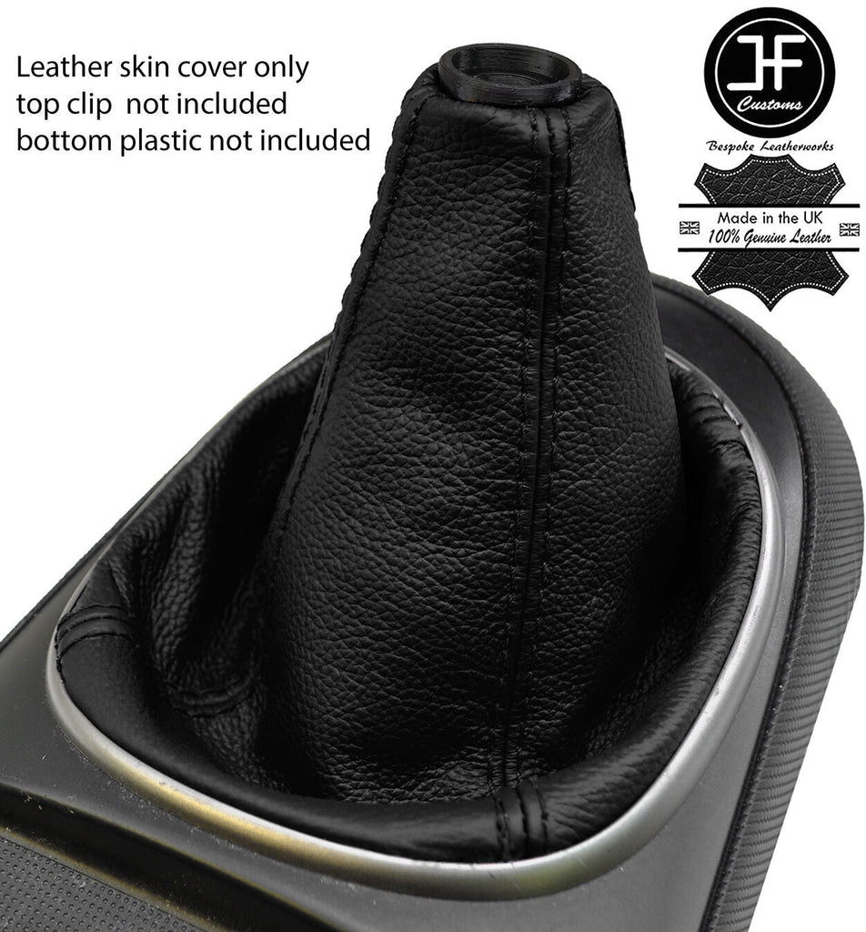 BLACK TOP GRAIN REAL LEATHER GEAR GAITER FITS HONDA INTEGRA DC5 2002-2006