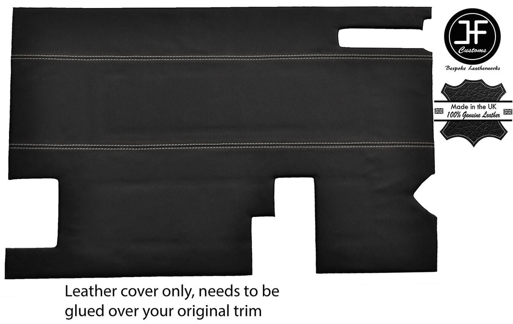 GREY STITCH TAILGATE DOOR CARD TRIM LTHR COVER FOR LAND ROVER DEFENDER STYLE 2