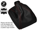 RED STITCH LEATHER MANUAL GEAR GAITER FITS AUDI 5000 QUATTRO TURBO 1984-1988