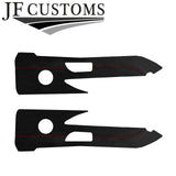 RED STITCH LEATHER FRONT DOOR TRIM COVERS FOR BMW 4 SERIES F32 F33 F82 F83