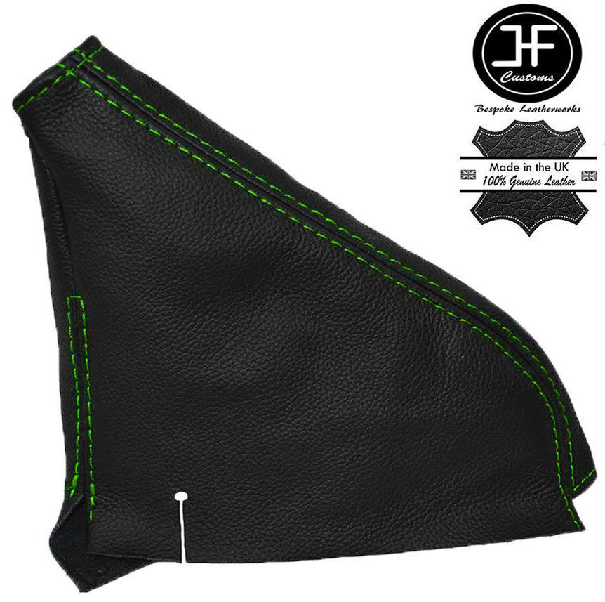 GREEN STITCHING REAL LEATHER HANDBRAKE GAITER FITS HONDA CRX DEL SOL 1992-1997