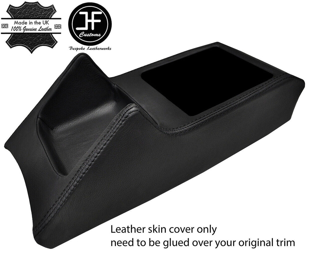 BLACK STITCH CONSOLE GEAR SURROUND LEATHER COVER FOR FORD CORTINA MK5 1979-1982