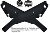 BLACK STITCH 2X REAR C PILLAR LEATHER SKIN COVERS FITS VW CORRADO 88-95 STYLE 2