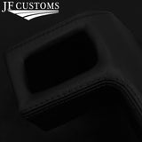 BLACK STITCH LOWER DASH PAD LEATHER COVER FITS PORSCHE 914 1969-1976 CUSTOM NEW