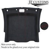 DARK RED STITCH D GREY LUXE SUEDE HEADLINER COVER FOR FORD MUSTANG 2015+