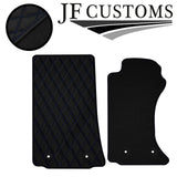D BLUE DIAMOND VINYL 2X TAILORED FLOOR CARPETS FOR MAZDA MX5 MK3 06-14 JF1