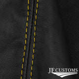 YELLOW STITCH NAPPA LEATHER GEAR STICK GAITER FOR HONDA S2000 1999-2003