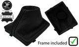 BLACK STITCH LEATHER AUTOMATIC S TRONIC GEAR+PLASTIC FRAME FITS AUDI R8 15-19