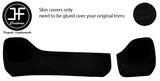 BLACK STITCH TWO PIECE DASH KIT TRIM SUEDE COVERS FOR CITROEN C1 2014-2019