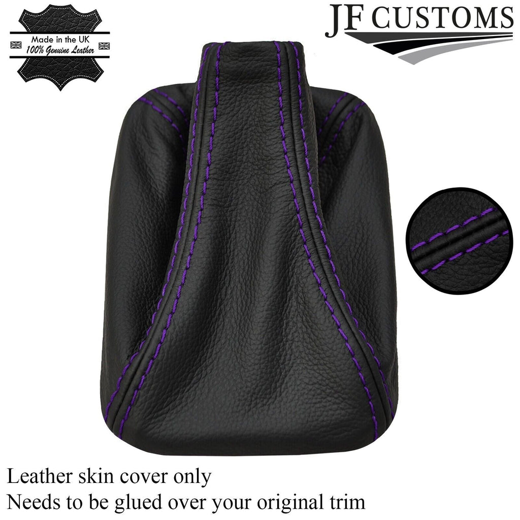 FITS TOYOTA MR2 MK2 LEATHER GEAR GAITER SHIFT BOOT PURPLE STITCH CUSTOM NEW