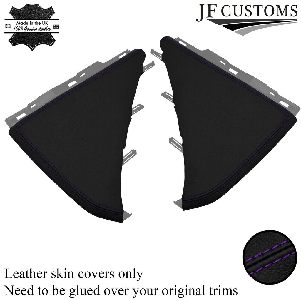 PURPLE STITCH 2X CONSOLE SIDE COVERS FOR SCION FRS SUBARU BRZ TOYOTA GT86 12-20