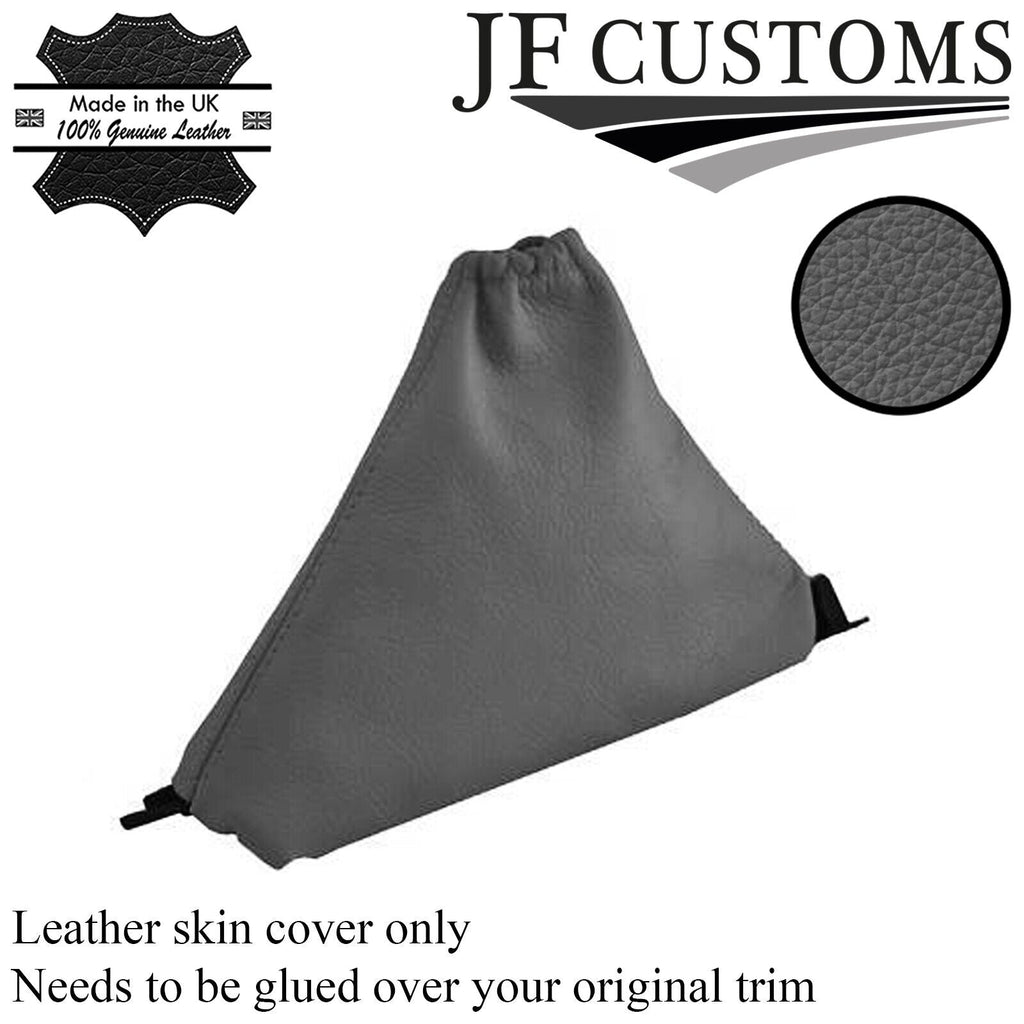FITS KIA SORENTO HANDBRAKE GAITER COVER TOP GRAIN GREY LEATHER CUSTOM NEW