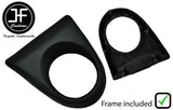 BLACK STITCH CARBON VINYL MANUAL GEAR SURROUND+FRAME FOR HONDA CIVIC MK8 06-11