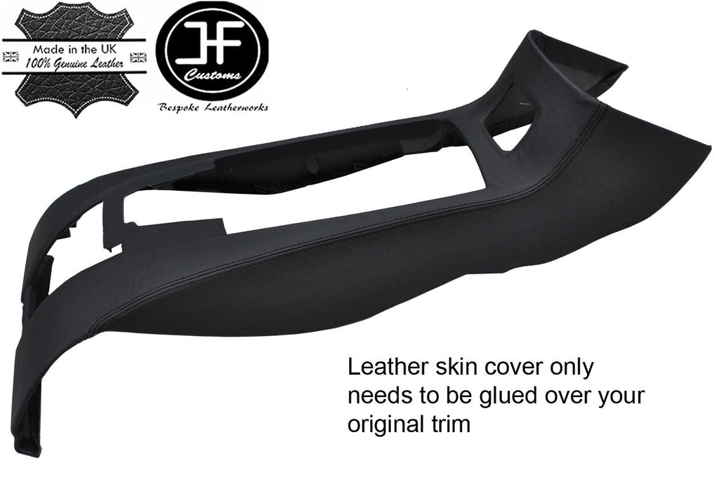 BLACK STITCH REAR CENTER CONSOLE STORAGE TRIM LTHR COVER FITS BMW Z4 E85 03-09