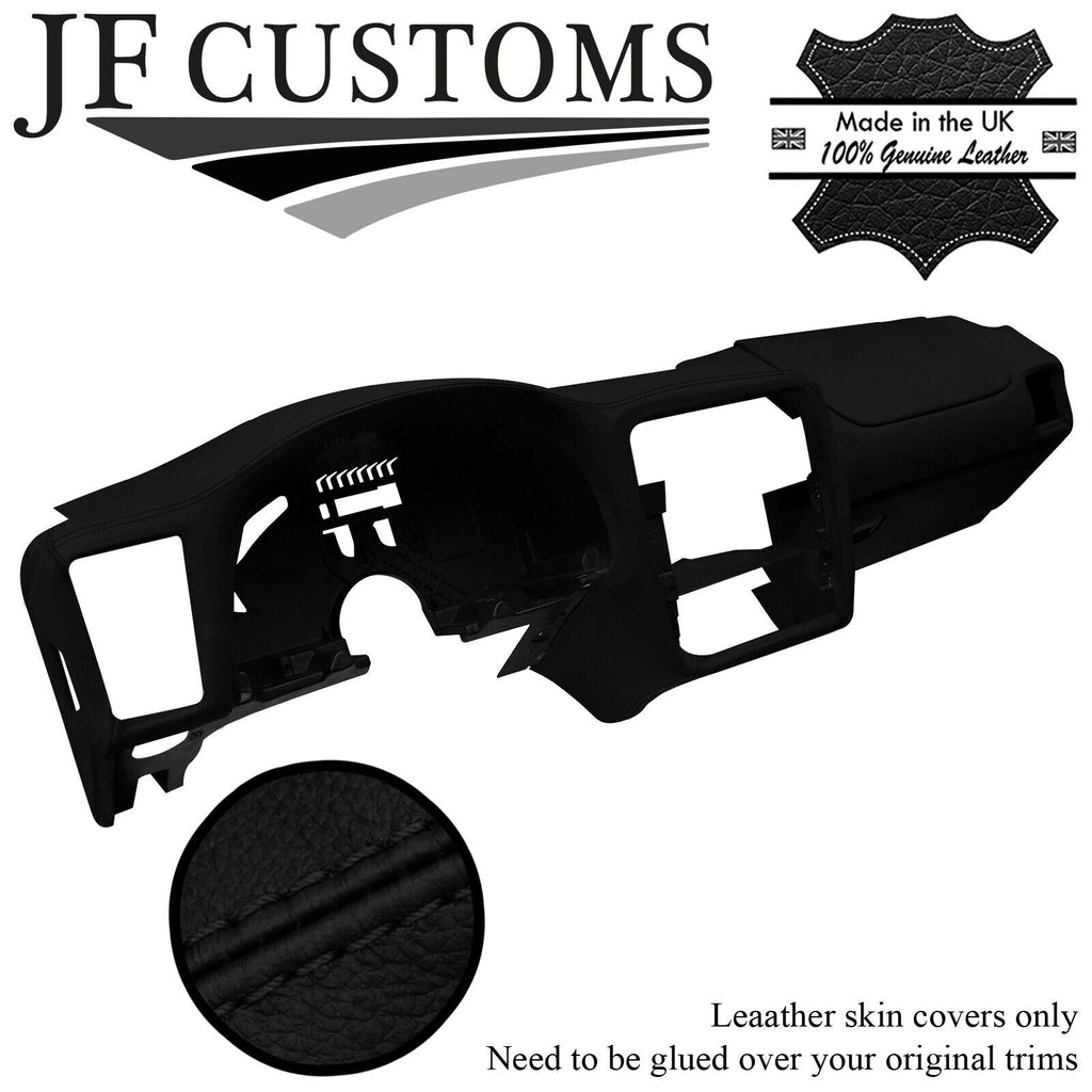 BLACK STITCH TOP-GRAIN LEATHER DASH DASHBOARD COVER FOR CHEVROLET CAMARO 98-02
