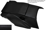 BLACK STITCH REAR CENTRE CONSOLE LEATHER SKIN COVER FITS PORSCHE 928 S S2 S4