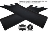 BLACK STITCH 2X A POST PILLAR LEATHER COVERS FITS CHEVROLET CAMARO 2010-2015