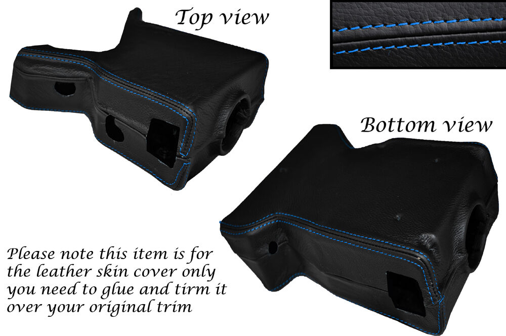 BLUE STITCH STEERING SHROUD SKIN COVER FITS LAND ROVER DEFENDER 90 110 83-06