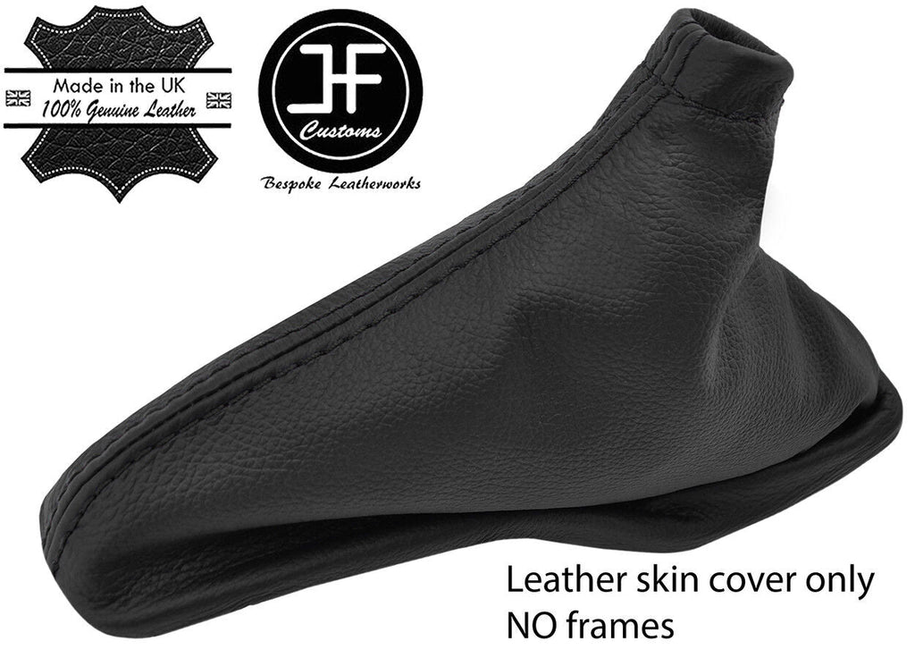 BLACK STITCH TOP GRAIN LEATHER HANDBRAKE GAITER FITS SUBARU IMPREZA 2005-2007