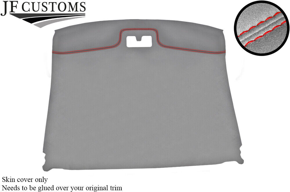 RED STITCH ROOF HEADLINING LIGHT GREY LUXE COVER FITS MITSUBISHI GTO 3000 GT