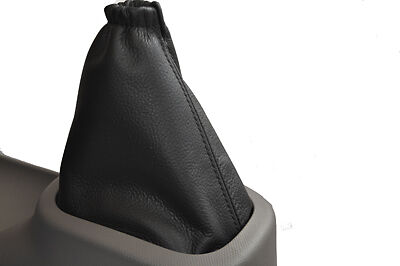 FITS NISSAN NOTE GAITER REAL LEATHER BLACK STITCHING CUSTOM NEW MADE IN UK