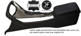 BLACK STICH CENTRE CONSOLE & ARMREST LEATHER COVERS FITS TOYOTA LEXUS SC SOARER