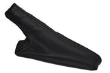 FITS BMW E30 HANDBRAKE GAITER LEATHER L GREY STITCHING NEW CUSTOM NEW MADE IN UK
