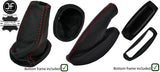 RED STITCH LEATHER GAITERS COVERS AND FRAMES FOR LOTUS ELISE EXIGE 2004-2014
