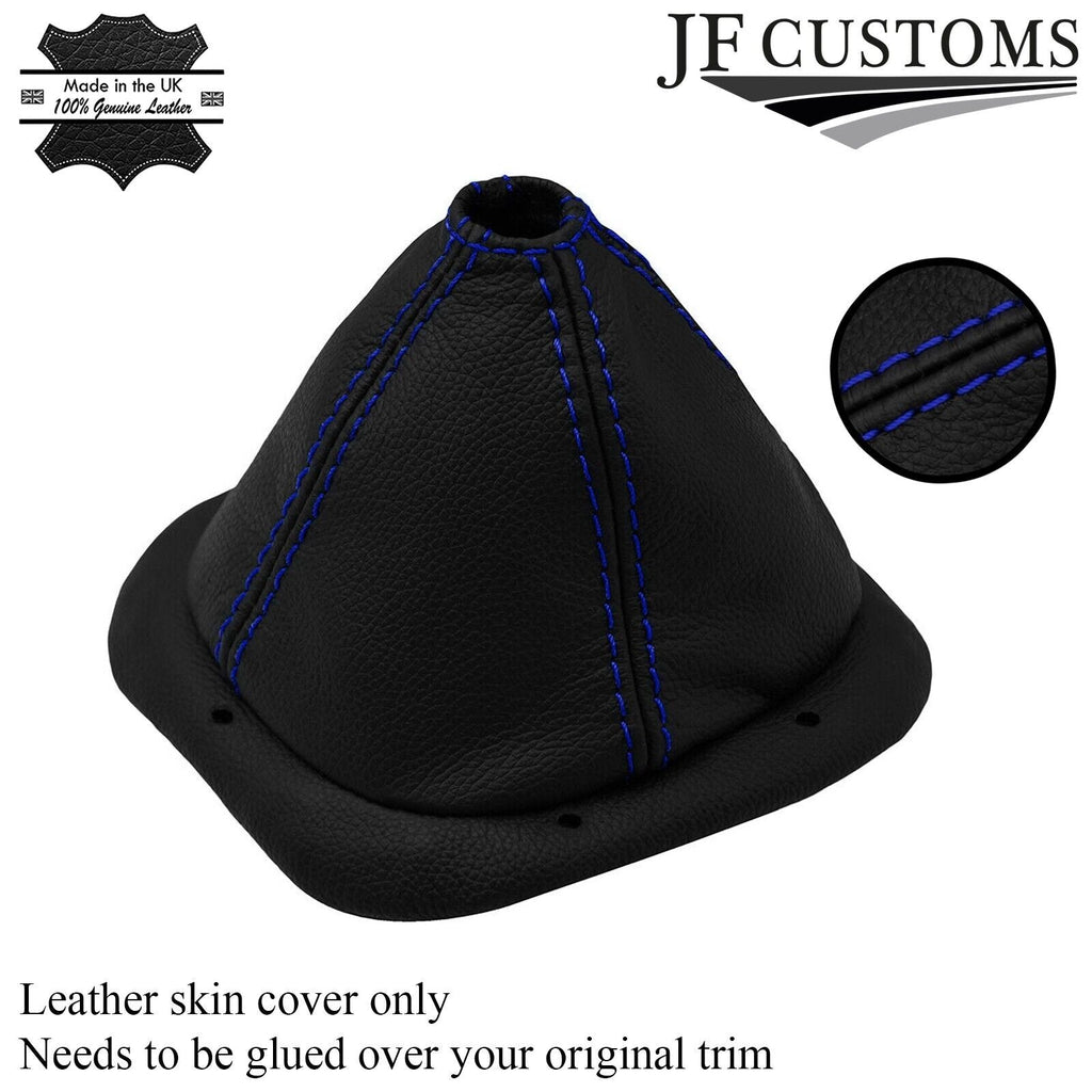 BLUE STITCH FITS MORRIS MINOR 1000 55-71 LEATHER GAITER FITS OVER THE RUBBER