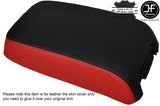 BLACK & RED LEATHER ARMREST LID COVER FITS CHRYSLER 300 C 2011-2015 CUSTOM NEW