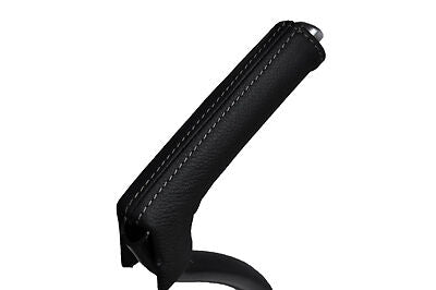 grey stitch FITS VOLVO S40 V50 08-12 LEATHER HANDBRAKE HANDLE COVER ONLY