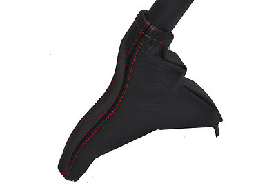 FITS HYUNDAIi GETZ LEATHER HANDBRAKE GAITER red st CUSTOM NEW MADE IN UK
