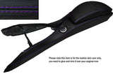 PUPRLE STITCH CENTRE CONSOLE&ARMREST SKIN COVERS FITS BMW 6 SERIES E63 E64 04-11