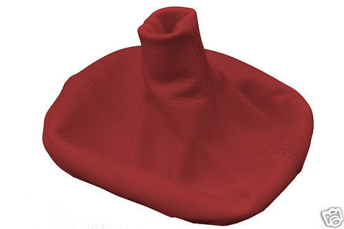 FITS VW VOLKSWAGEN PASSAT B5.5 00-05 D RED LEATHER GAITER CUSTOM NEW MADE IN UK