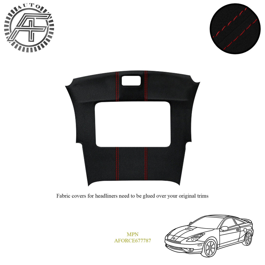 LUXE SUEDE HEADLINER COVER FITS TOYOTA CELICA MK7 2 DOOR COUPE 1999-2006