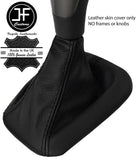 BLACK & BLACK REAL LEATHER MANUAL GEAR GAITER FITS VOLVO S40 V40 99-2004