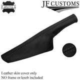 FITS AUDI TT 98-06 LEATHER HANDBRAKE GAITER D GREY STITCH CUSTOM NEW MADE IN UK