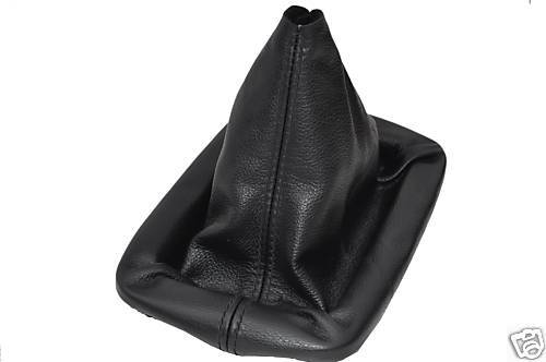 FITS VW PASSAT FL 01-05 LEATHER GEAR GAITER BLACK STITCH CUSTOM NEW MADE IN UK