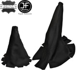 BLACK STITCH AUTOMATIC GEAR & HANDBRAKE GAITER FITS CHEVROLET TRAILBLAZER 02-09