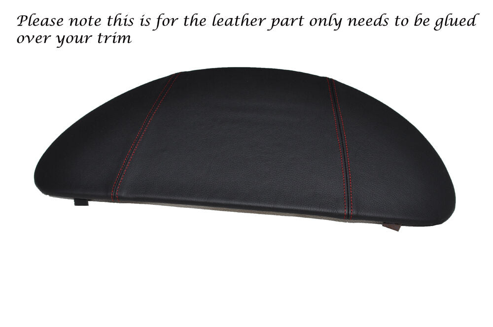 RED STITCH DASHBOARD BINNACLE LEATHER SKIN COVER FITS LOTUS ELAN M100 89-95