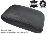 BLACK STITCH CARBON FIBER VINYL ARMREST COVER FOR SUBARU IMPREZA WRX STI 15-18