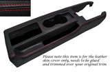 RED STITCHING CENTRE CONSOLE LEATHER SKIN COVER FITS FORD MUSTANG 2005-2009
