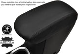 BLACK STITCHING ARMREST LID LEATHER COVER FITS JEEP RENEGADE 2014-2017