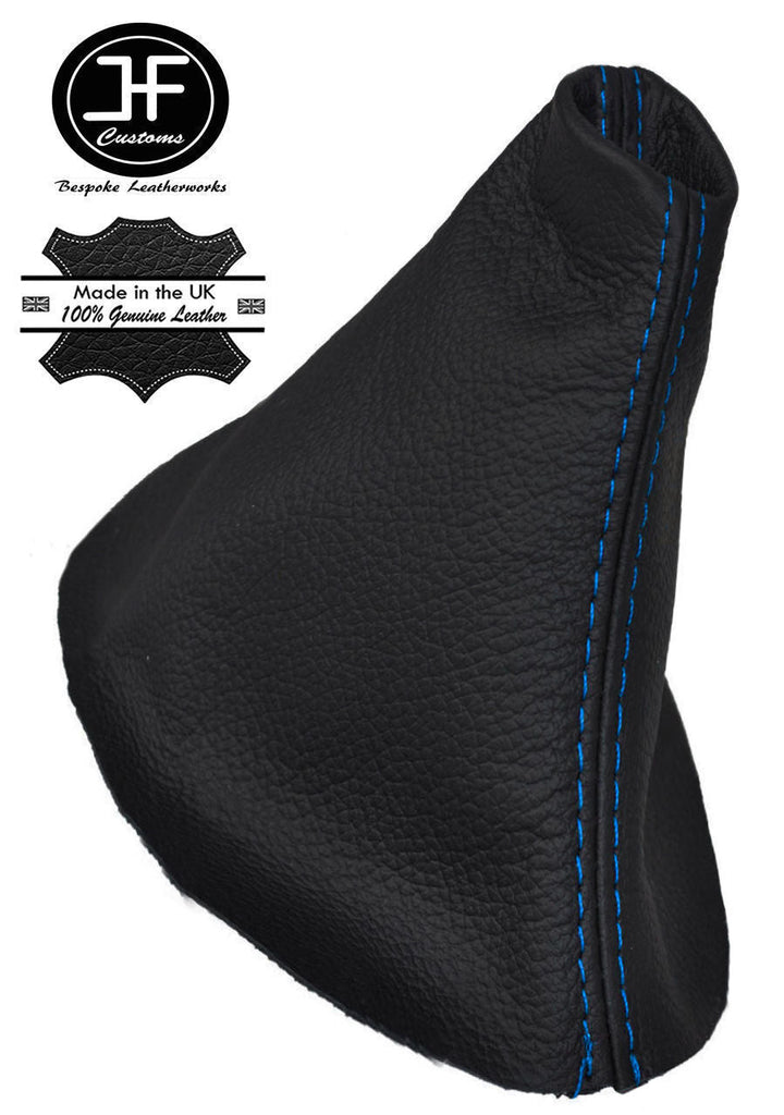 BLUE STITCH FITS VW T5 AUTO AUTOMATIC 2003-2010 GEAR GAITER LEATHER CUSTOM NEW