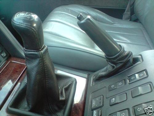 FITS RANGE ROVER P38 GENUINE LEATHER GEAR+HANDBRAKE QUALITY CUSTOM NEW