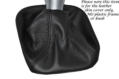 BLACK STITCH FITS MERCEDES CLC CL203 2008-2011 MANUAL LEATHER GEAR GAITER ONLY