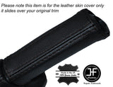 BLACK STITCH HANDBRAKE HANDLE LEATHER SKIN COVER FITS VOLVO S90 960 95-98