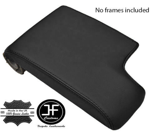 BLACK GENUINE TOP GRAIN LEATHER ARMREST COVER FITS BMW E46 3 SERIES 1998-2005