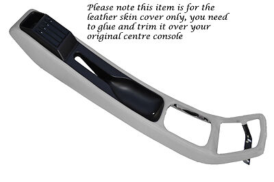 LIGHT GREY LEATHER CENTRE CONSOLE TUNNEL SKIN COVER FITS PORSCHE 911 964 & 993